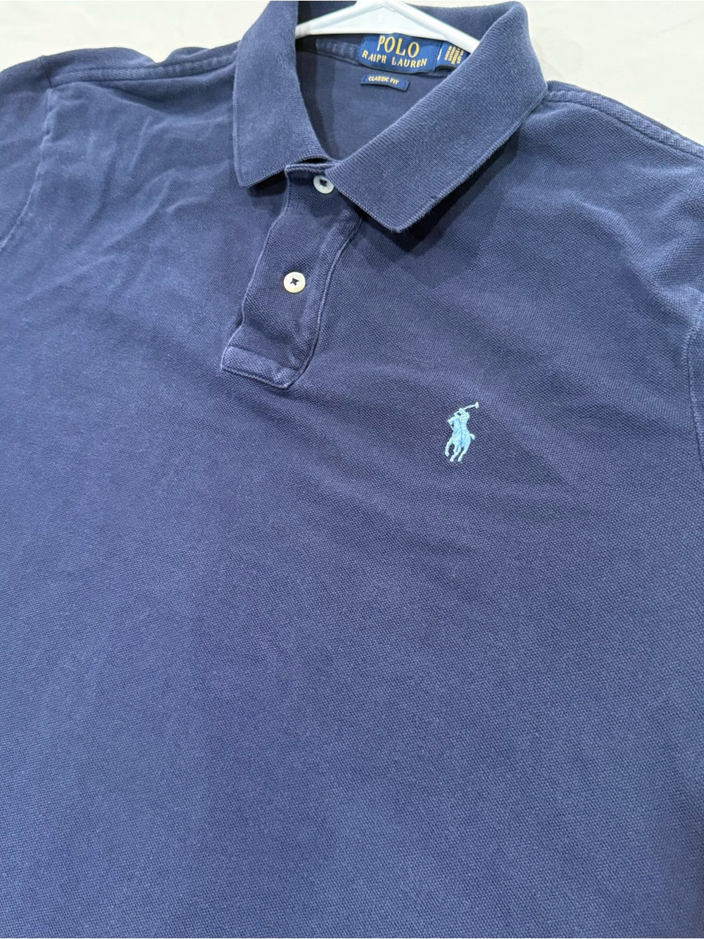 Polo Ralph Lauren Polo Shirt Men Large Blue Classic Fit